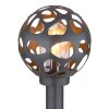Globo HILARIO path light anthracite, 1-light source