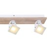 Globo JOYA Ceiling Light LED Light wood, white, 4-light sources