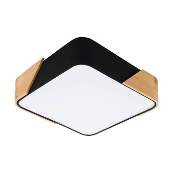 Eglo GRIMALDINO Ceiling Light Light wood, black, 2-light sources