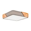 Eglo GRIMALDINO Ceiling Light Light wood, Taupe, 2-light sources