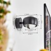 Sapri Wall Light black, 1-light source
