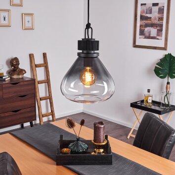 Coapilla Pendant Light black, 1-light source