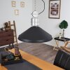 Chara Pendant Light chrome, black, 1-light source
