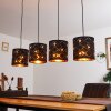 Trasancos Pendant Light black, 4-light sources