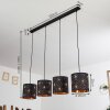 Trasancos Pendant Light black, 4-light sources