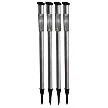 Globo SOLAR solar light set LED stainless steel, 1-light source