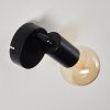 MAIDFORD Wall Light black, 1-light source