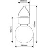 Globo solar light LED stainless steel, 1-light source