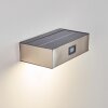 outdoor wall light LED matt nickel, 1-light source