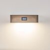 outdoor wall light LED matt nickel, 1-light source