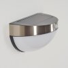 PORI outdoor wall light LED chrome, 1-light source, Motion sensor