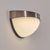 PORI outdoor wall light LED chrome, 1-light source, Motion sensor