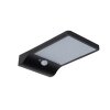 Lucide BASIC Outdoor Wall Light LED black, 1-light source, Motion sensor