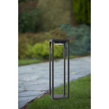 Lucide TENSO SOLA bollard light LED anthracite