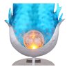 Globo  solar light LED blue, silver, 1-light source