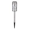 Globo  solar light LED stainless steel, 2-light sources, Colour changer