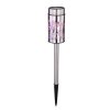 Globo  solar light LED stainless steel, 2-light sources, Colour changer