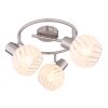 Globo WILLY Ceiling Light matt nickel, 3-light sources
