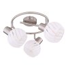 Globo WILLY Ceiling Light matt nickel, 3-light sources