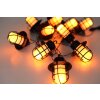 Globo  solar light string LED black, 100-light sources