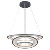 Globo TORRELLE Pendant Light LED black, 1-light source, Remote control
