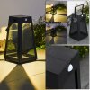 Arnhem solar light LED black, 1-light source