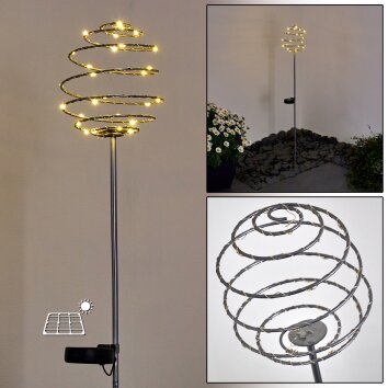 ZERMATT path light LED silver, 28-light sources