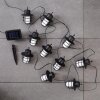 POZZUOLI rope lights LED black, white, 10-light sources