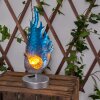 LONDRINA solar light LED blue, silver, 1-light source