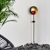 LODZ solar light LED red, black-gold, 1-light source