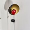 LODZ solar light LED red, black-gold, 1-light source