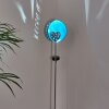 LODZ solar light blue, black, 1-light source
