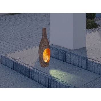 Globo solar light LED black, 1-light source