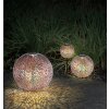 Globo solar light LED silver, 1-light source