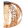 Globo solar light LED rust-coloured, 1-light source