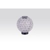 Globo solar light LED black, 1-light source