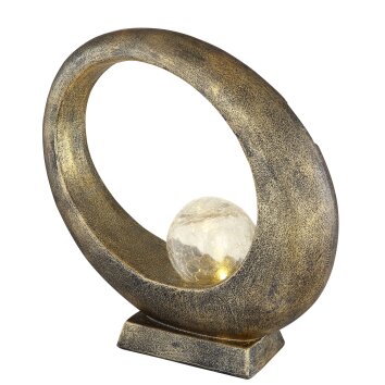 Globo solar light LED gold, 1-light source