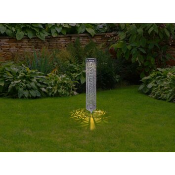 Globo solar light silver, 1-light source