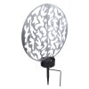 Globo solar light LED silver, 2-light sources
