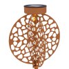 Globo solar light LED rust-coloured, 1-light source