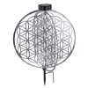 Globo solar light LED silver, 1-light source