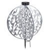 Globo solar light LED silver, 1-light source