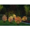 Globo solar light LED black, 2-light sources