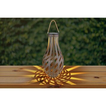 Globo solar light LED brown, 1-light source