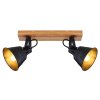 Globo GÜNTHER Ceiling Light Light wood, 2-light sources