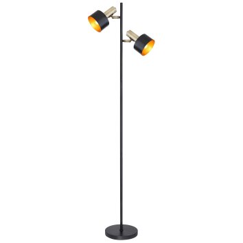 Globo SWINNI Floor Lamp black, 2-light sources