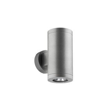 LCD 1065 Outdoor Wall Light silver, 2-light sources