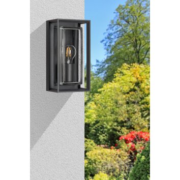 Espen Outdoor LED Wall Light in Black Superlux Lighting - C3831-CC
