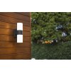 Lutec CYRA Outdoor Wall Light LED black, 2-light sources