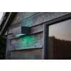 Lutec GEMINI Outdoor Wall Light LED anthracite, 2-light sources, Colour changer